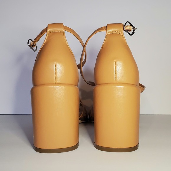 Francesca's Indigo Rd. 'Archar' Strappy Block Heels - US Women's Size 8M - Picture 6 of 7